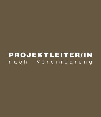 Projektleiter/in